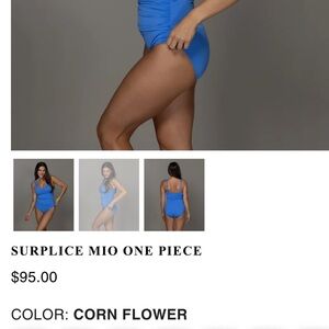 Jantzen High Neck One Piece Swimsuit Blue Size: XL Retail: 95$